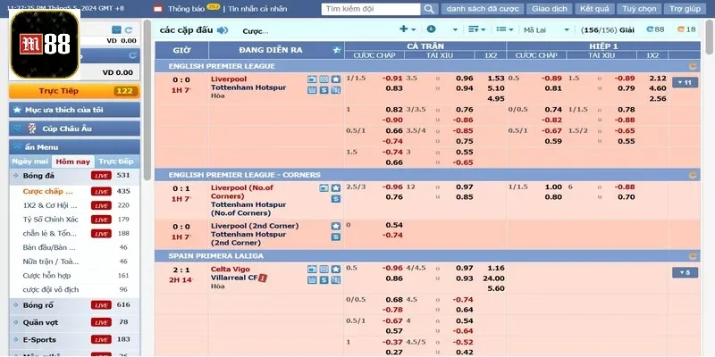 CMD Thể Thao - Trải Nghiệm Sảnh Cá Cược Đình Cao 2025 3 Cơ chế hoạt động của từng kèo cá cược tại nhà cái